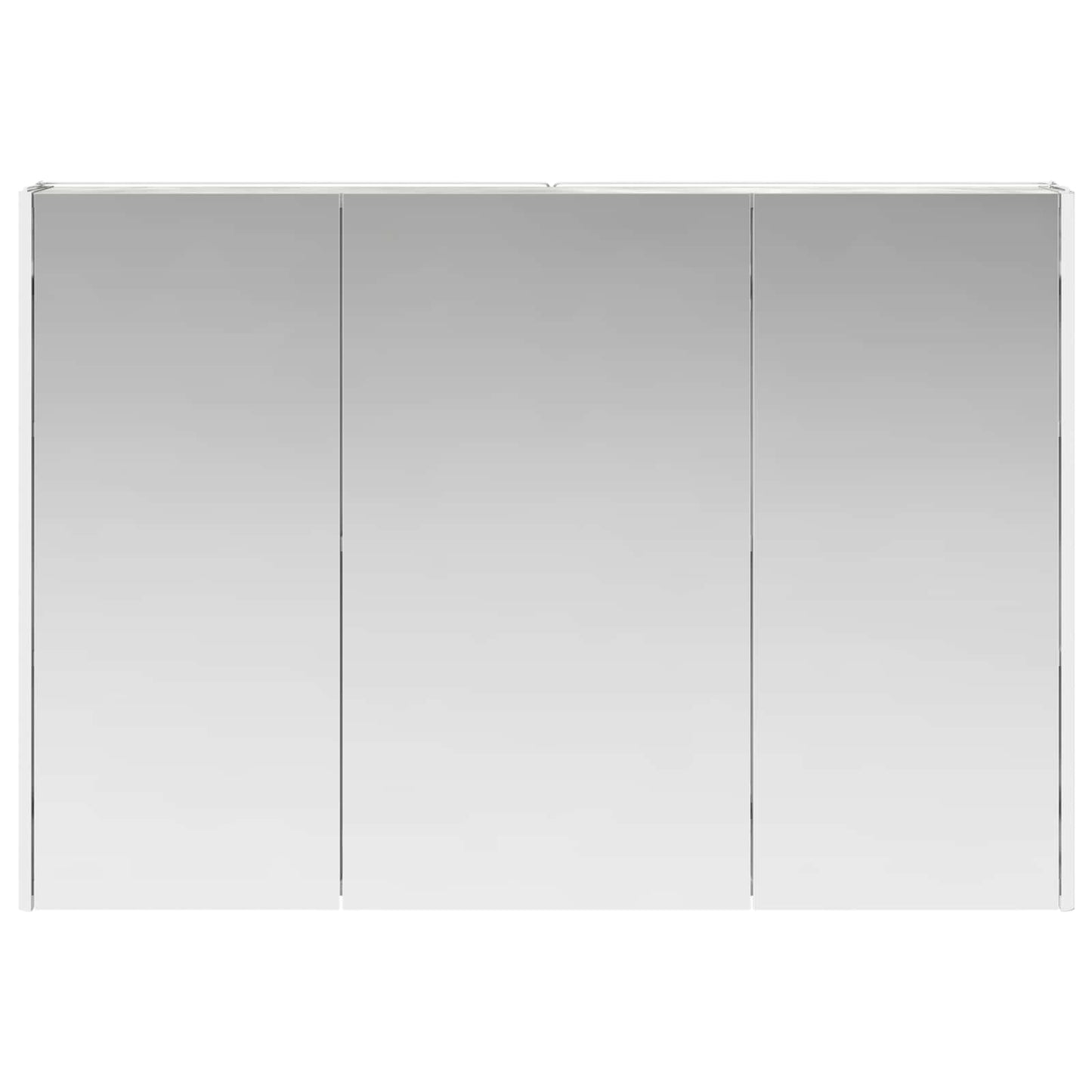 Bathroom Mirror Cabinet Concrete Grey 103.5 x 15.5 x 70 cm