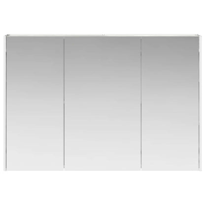 Bathroom Mirror Cabinet Concrete Grey 103.5 x 15.5 x 70 cm