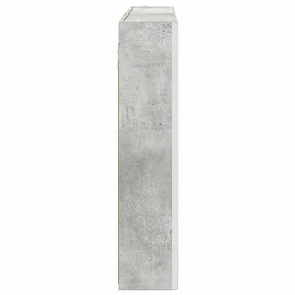 Bathroom Mirror Cabinet Concrete Grey 103.5 x 15.5 x 70 cm