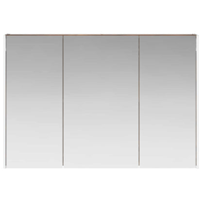 Bathroom Mirror Cabinet Smoked Oak 103.5 x 15.5 x 70 cm