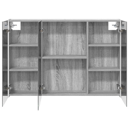Bathroom Mirror Cabinet Grey Sonoma 103.5 x 15.5 x 70 cm