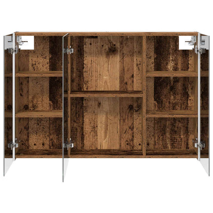 Bathroom Mirror Cabinet Old Wood 103.5 x 15.5 x 70 cm