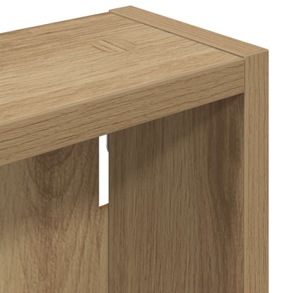 Bathroom Wall Cabinet Artisian Oak 20 x 10 x 50 cm