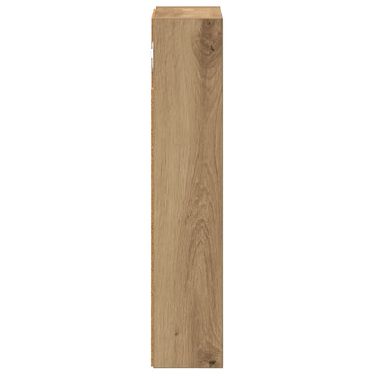 Bathroom Wall Cabinet Artisian Oak 20 x 10 x 50 cm