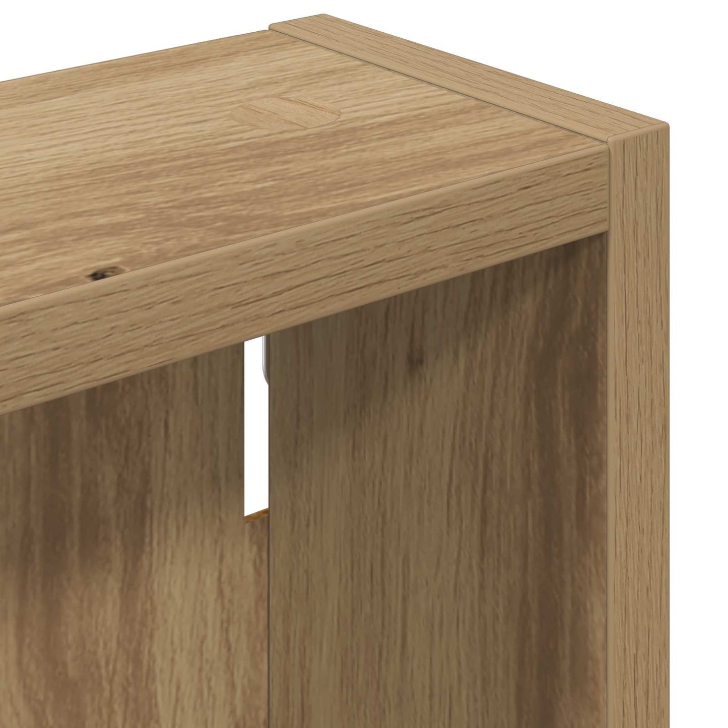 Bathroom Wall Cabinet Artisian Oak 20 x 10 x 60.5 cm
