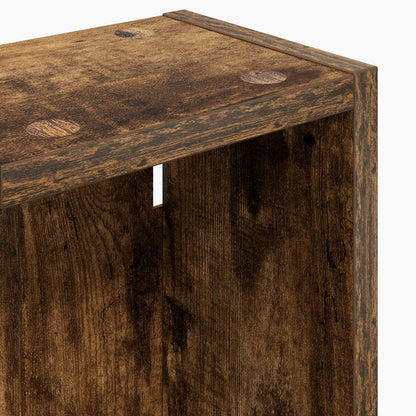 Bathroom Wall Cabinet with Shelf Smoked Oak 20 x 14 x 70 cm