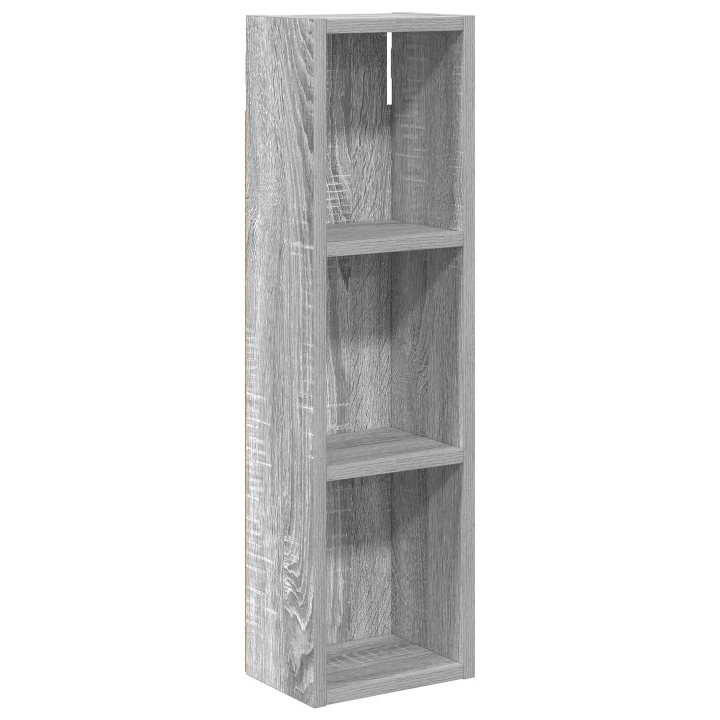 Bathroom Wall Cabinet with Shelf Grey Sonoma 20 x 14 x 70 cm