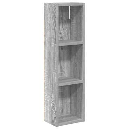 Bathroom Wall Cabinet with Shelf Grey Sonoma 20 x 14 x 70 cm