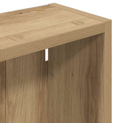 Bathroom Wall Cabinet Artisian Oak 20 x 14 x 70 cm