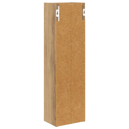 Bathroom Wall Cabinet Artisian Oak 20 x 14 x 70 cm