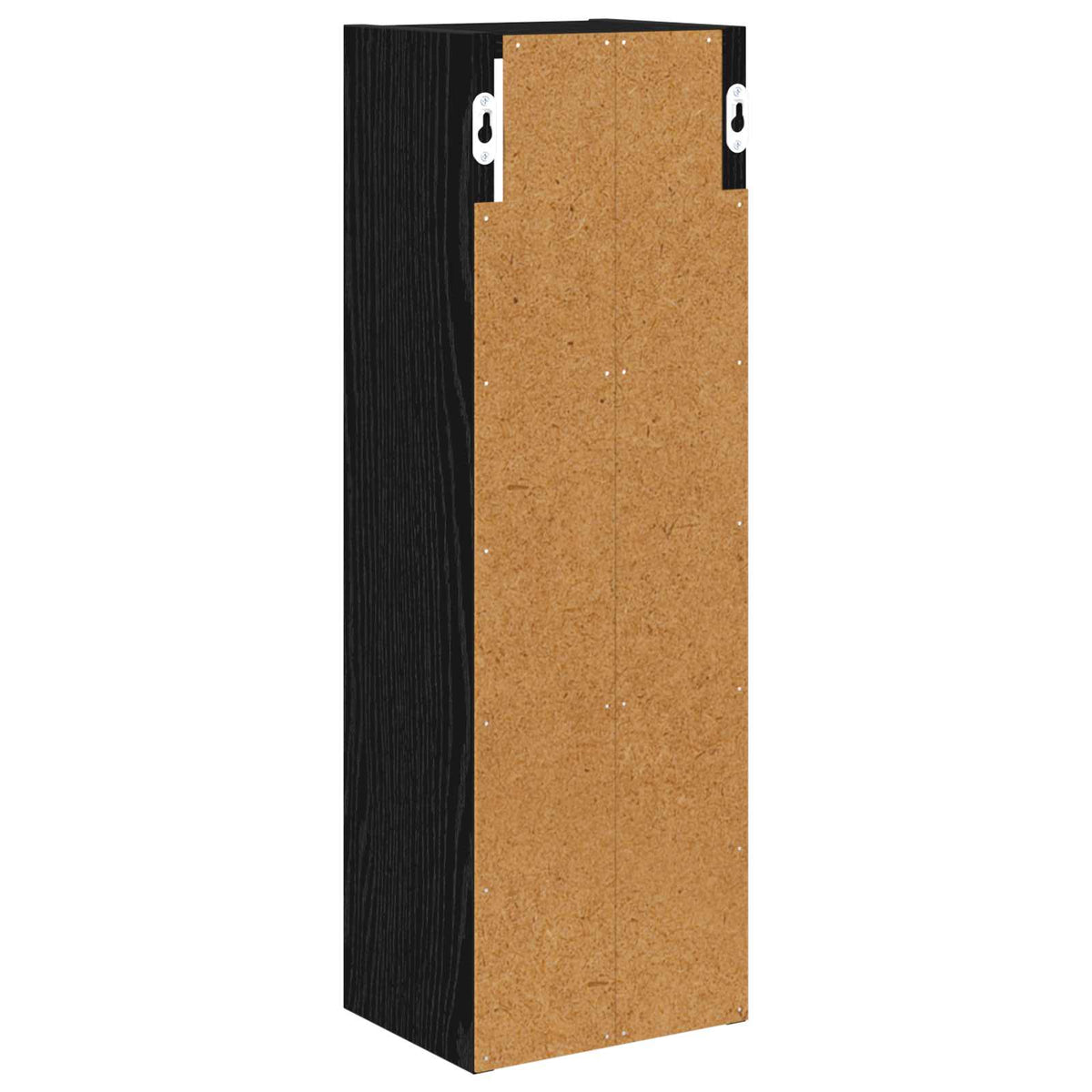 Bathroom Wall Cabinet Black Oak 20 x 16 x 62.5 cm