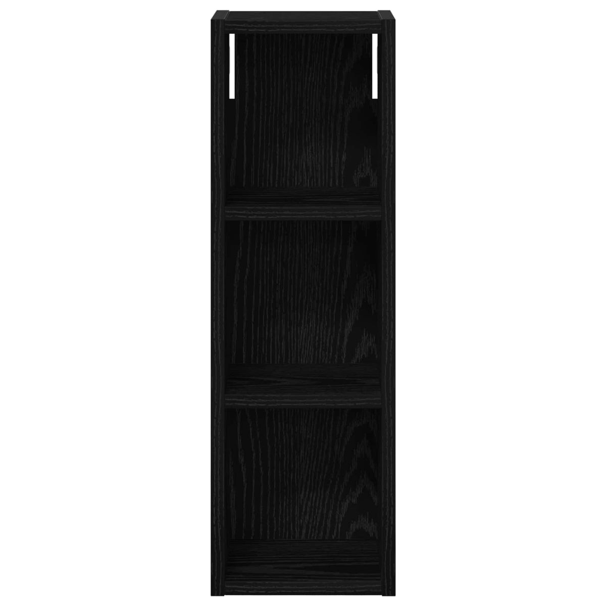 Bathroom Wall Cabinet Black Oak 20 x 16 x 62.5 cm