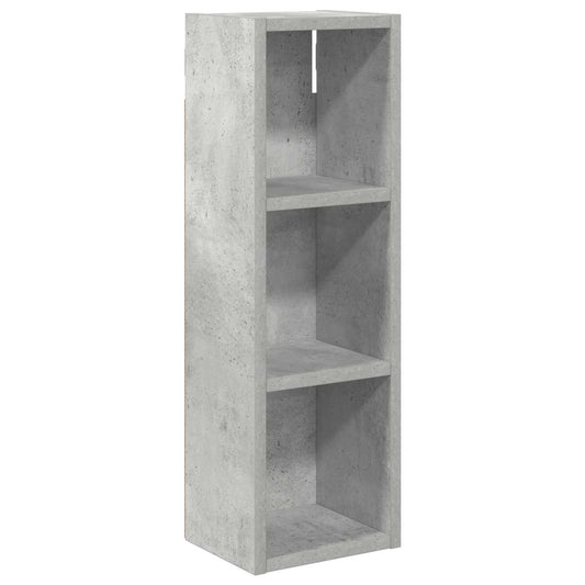 Bathroom Wall Cabinet Concrete Grey 20 x 16 x 62.5 cm