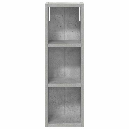 Bathroom Wall Cabinet Concrete Grey 20 x 16 x 62.5 cm