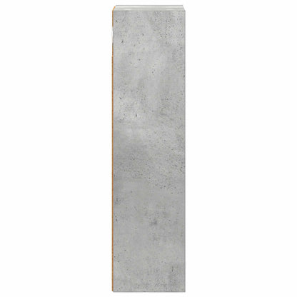Bathroom Wall Cabinet Concrete Grey 20 x 16 x 62.5 cm