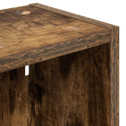 Bathroom Wall Cabinet Smoked Oak 20 x 16 x 62.5 cm