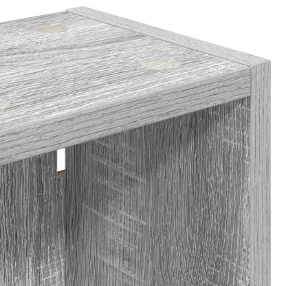 Bathroom Wall Cabinet Grey Sonoma 20 x 16 x 62.5 cm