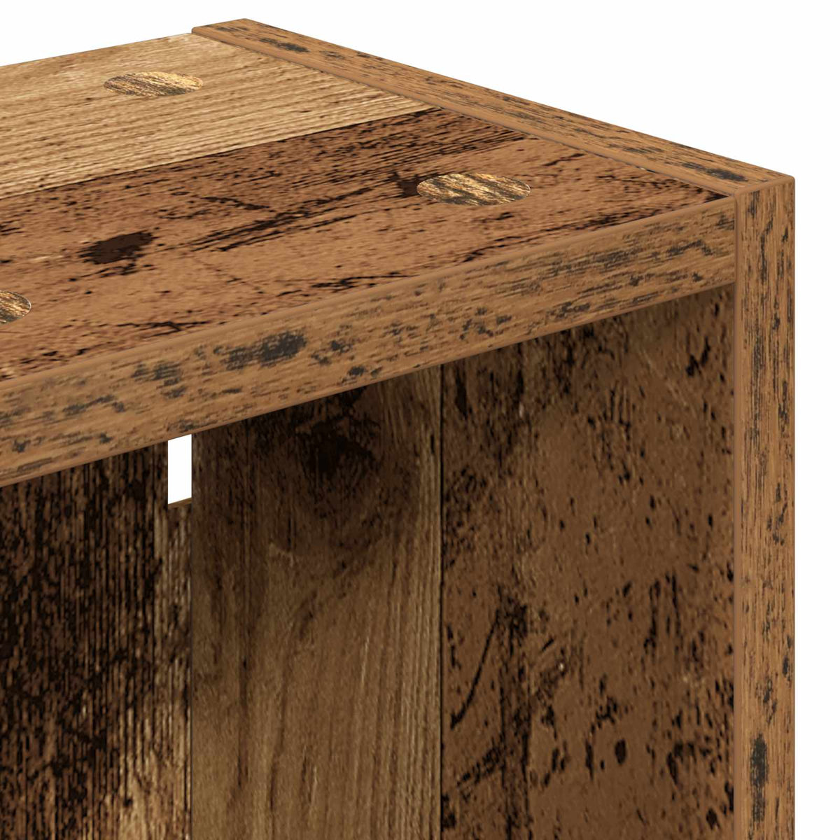 Bathroom Wall Cabinet Old Wood 20 x 16 x 62.5 cm