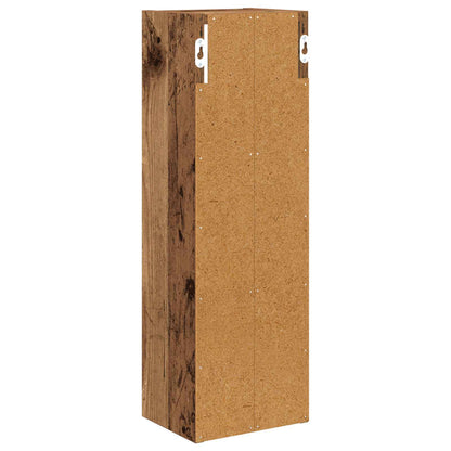 Bathroom Wall Cabinet Old Wood 20 x 16 x 62.5 cm