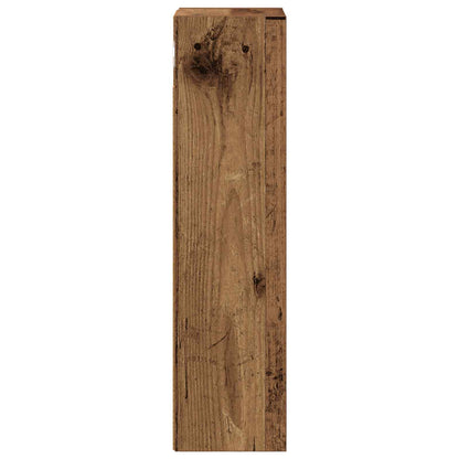 Bathroom Wall Cabinet Old Wood 20 x 16 x 62.5 cm