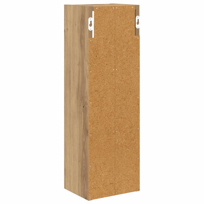 Bathroom Wall Cabinet Artisan Oak 20 x 16 x 62.5 cm