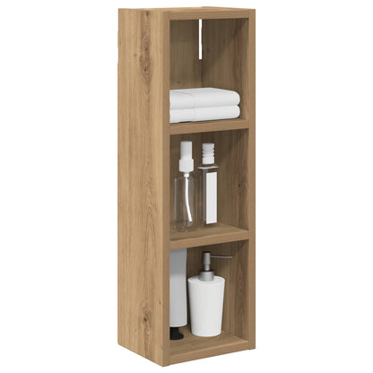 Bathroom Wall Cabinet Artisan Oak 20 x 16 x 62.5 cm