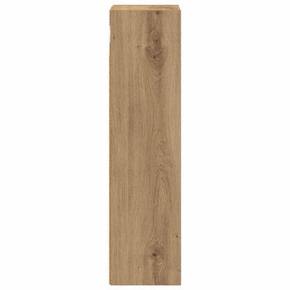 Bathroom Wall Cabinet Artisan Oak 20 x 16 x 62.5 cm