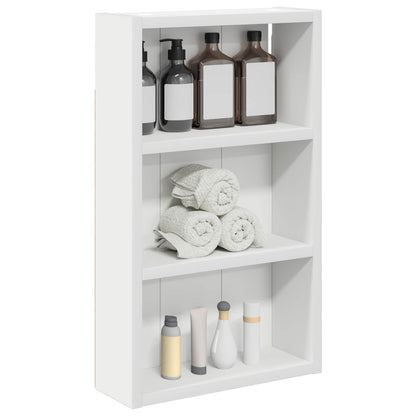 Bathroom Wall Cabinet White 30 x 10 x 50 cm Engineered wood
