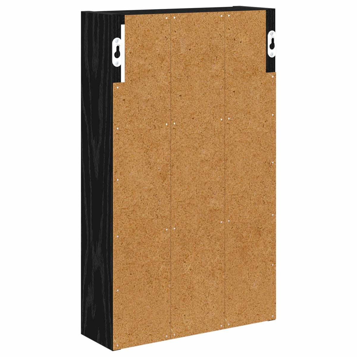 Bathroom Wall Cabinet Black Oak 30 x 10 x 50 cm Engineered wood