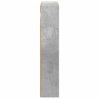 Bathroom Wall Cabinet Concrete Grey 30 x 10 x 50 cm