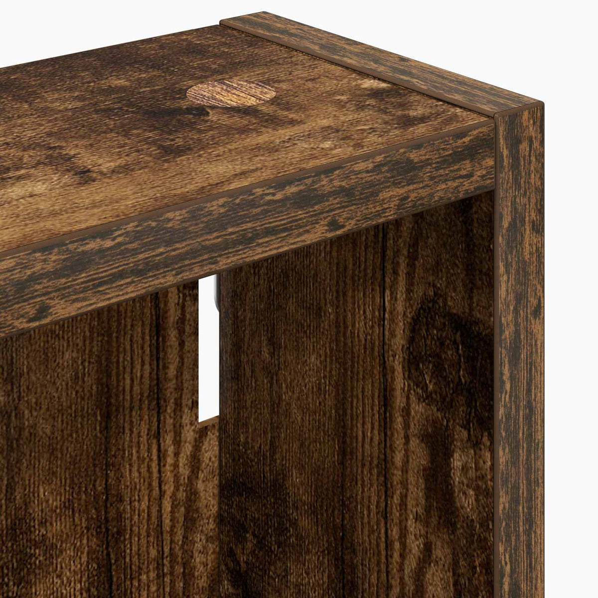 Bathroom Wall Cabinet Smoked Oak 30 x 10 x 50 cm