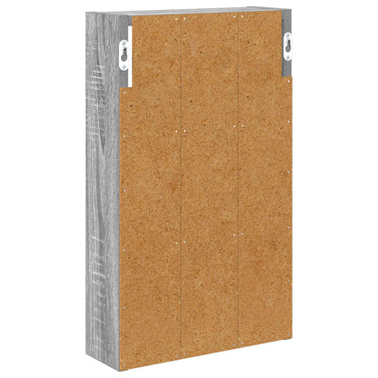 Bathroom Wall Cabinet Grey Sonoma 30 x 10 x 50 cm