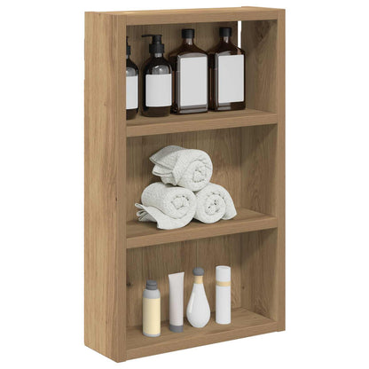 Bathroom Wall Cabinet Artisan Oak 30 x 10 x 50 cm