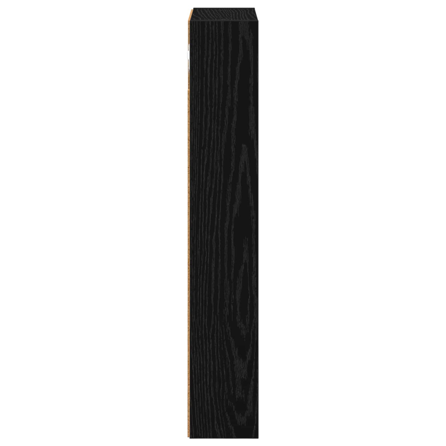 Bathroom Wall Cabinet with Shelf Black Oak 30 x 10 x 60.5 cm