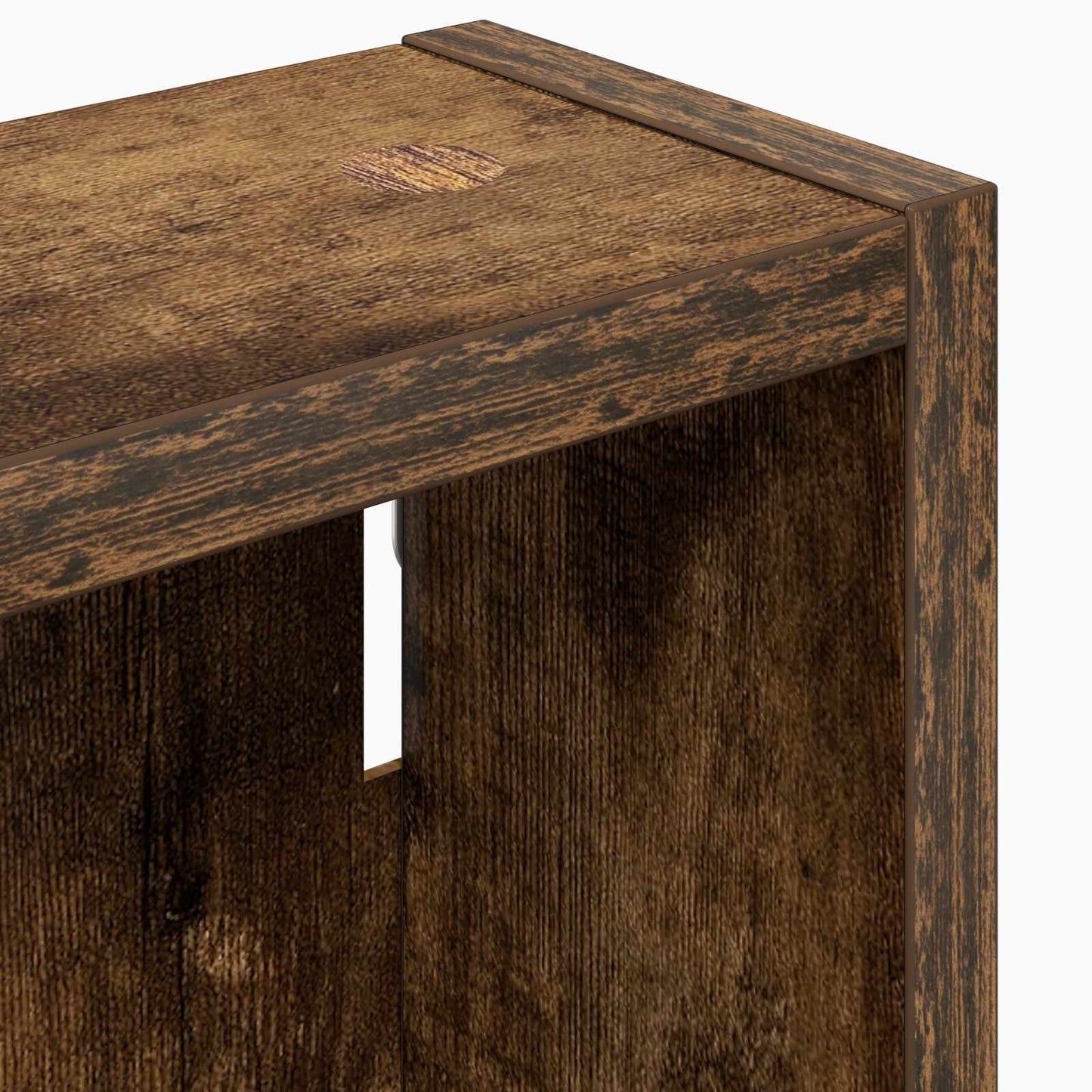 Bathroom Wall Cabinet with Shelf Smoked Oak 30 x 10 x 60.5 cm
