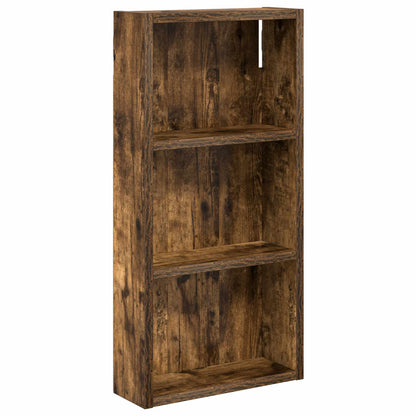 Bathroom Wall Cabinet with Shelf Smoked Oak 30 x 10 x 60.5 cm