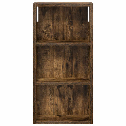 Bathroom Wall Cabinet with Shelf Smoked Oak 30 x 10 x 60.5 cm