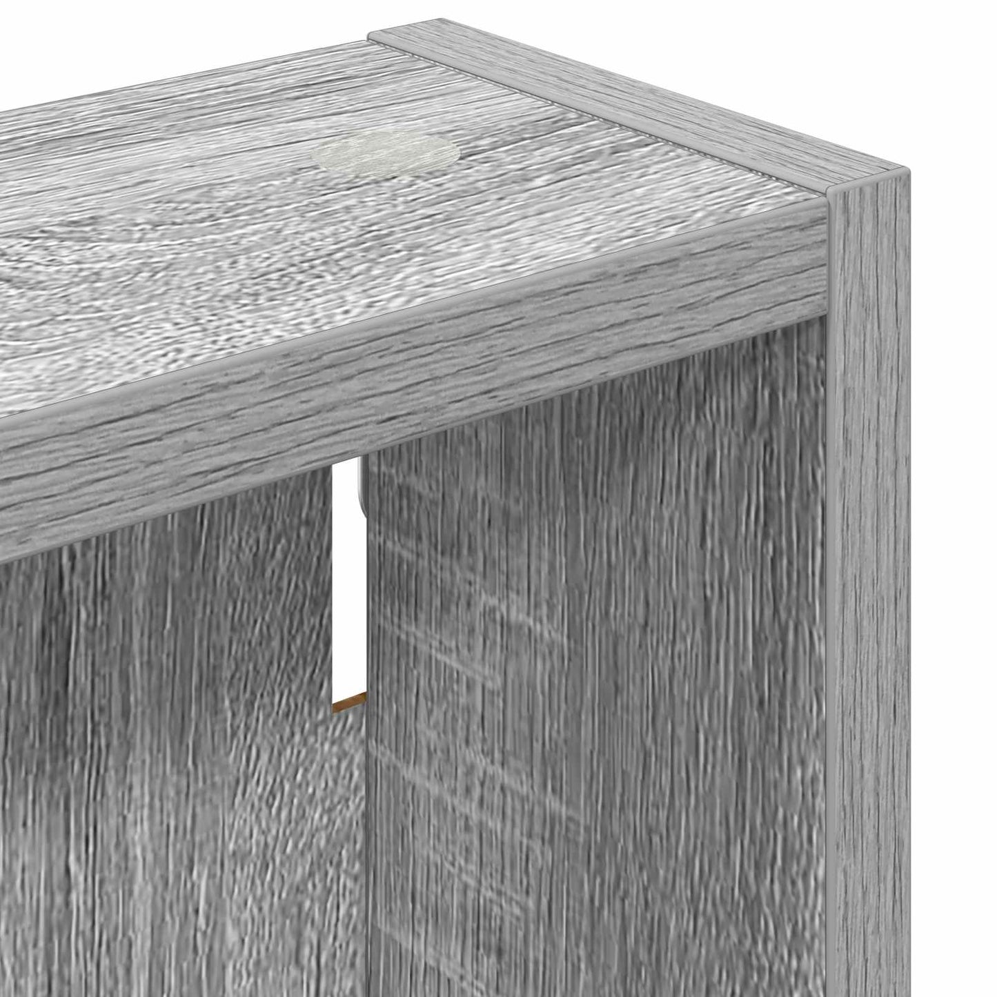 Bathroom Wall Cabinet with Shelf Grey Sonoma 30 x 10 x 60.5 cm