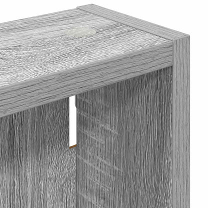Bathroom Wall Cabinet with Shelf Grey Sonoma 30 x 10 x 60.5 cm