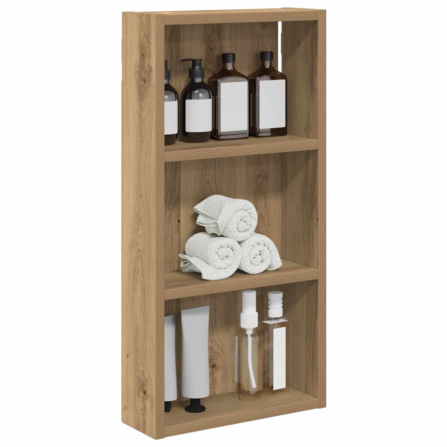 Bathroom Wall Cabinet Artisian Oak 30 x 10 x 60.5 cm