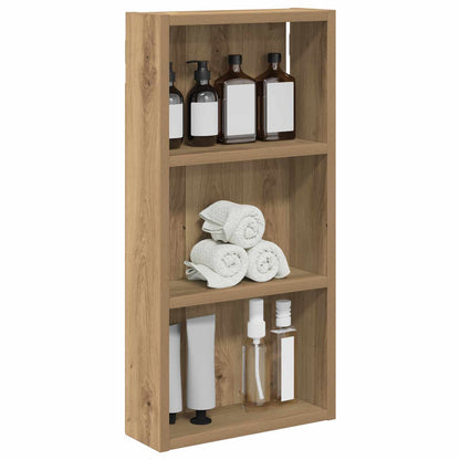 Bathroom Wall Cabinet Artisian Oak 30 x 10 x 60.5 cm