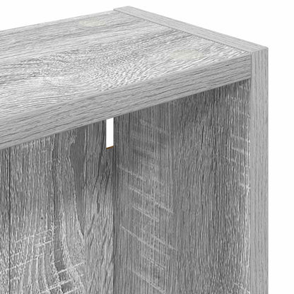 Bathroom Wall Cabinet with Shelf Grey Sonoma 30 x 14 x 70 cm