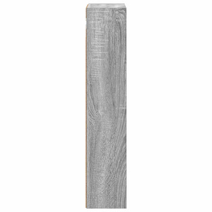 Bathroom Wall Cabinet with Shelf Grey Sonoma 30 x 14 x 70 cm