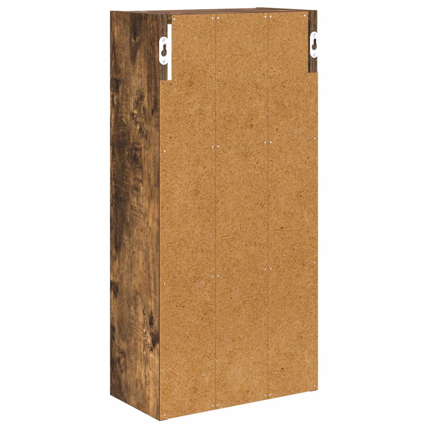 Bathroom Wall Cabinet with Shelf Smoked Oak 30 x 16 x 62.5 cm