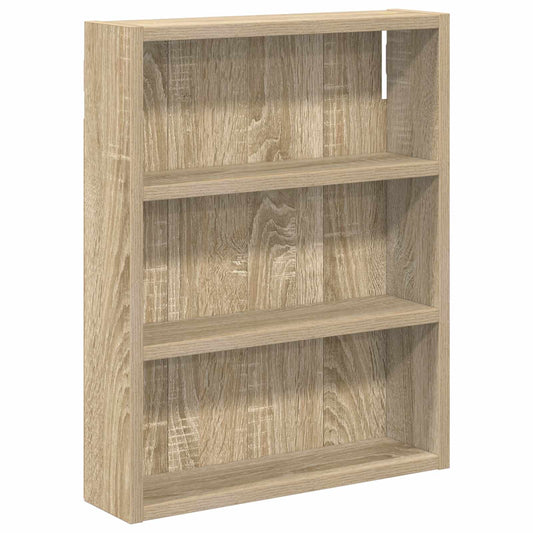 Bathroom Wall Cabinet Sonoma Oak 40 x 10 x 50 cm