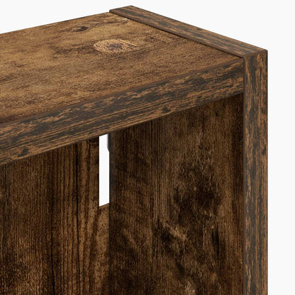 Bathroom Wall Cabinet with Shelf Smoked Oak 40 x 10 x 50 cm