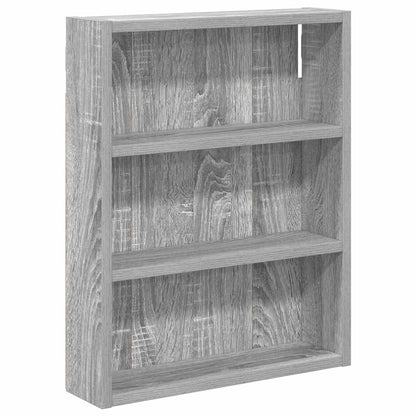 Bathroom Wall Cabinet with Shelf Grey Sonoma 40 x 10 x 50 cm