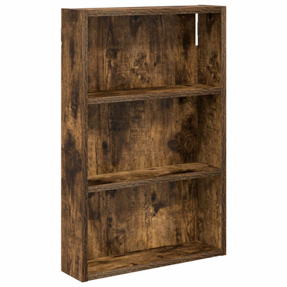 Bathroom Wall Cabinet with Shelf Smoked Oak 40 x 10 x 60.5 cm