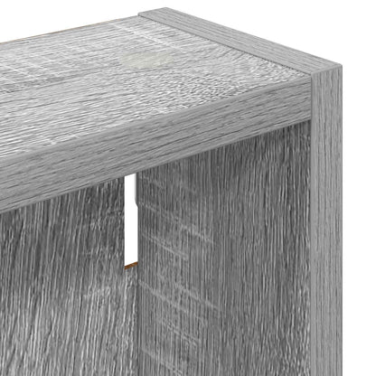 Bathroom Wall Cabinet with Shelf Grey Sonoma 40 x 10 x 60.5 cm