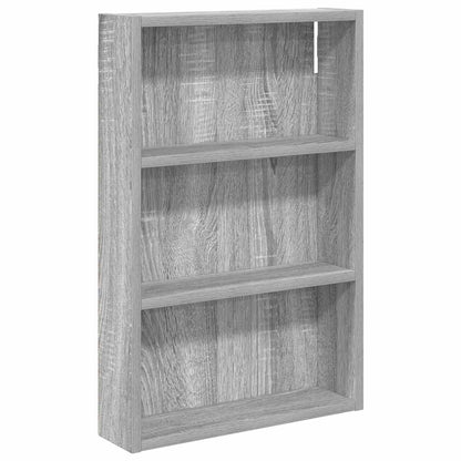 Bathroom Wall Cabinet with Shelf Grey Sonoma 40 x 10 x 60.5 cm